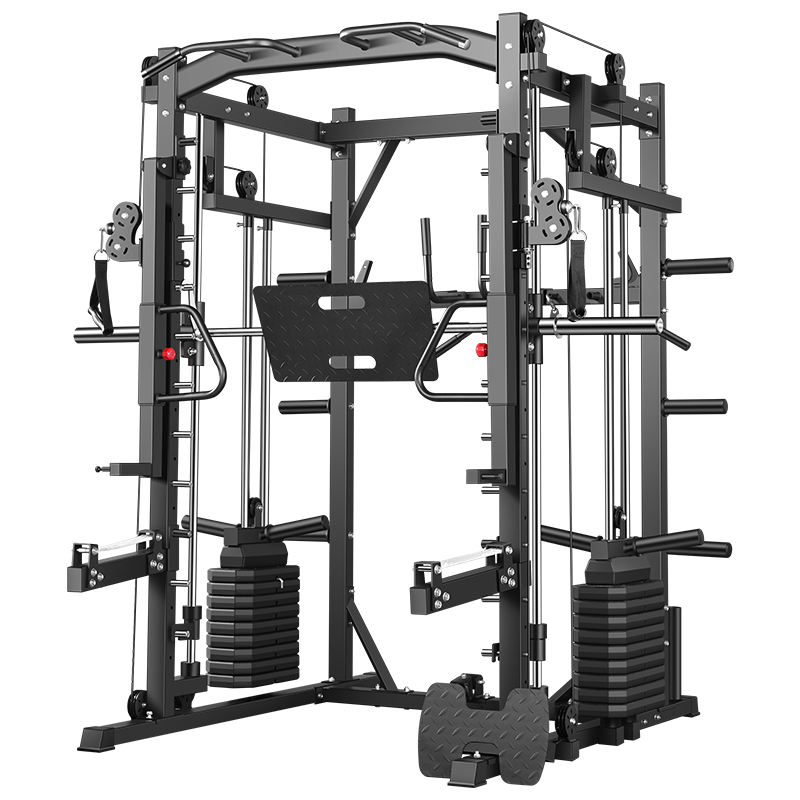Home Gym Equipment Set - Многофункциональный силовой тренажер Smith Machine: Профессиональное