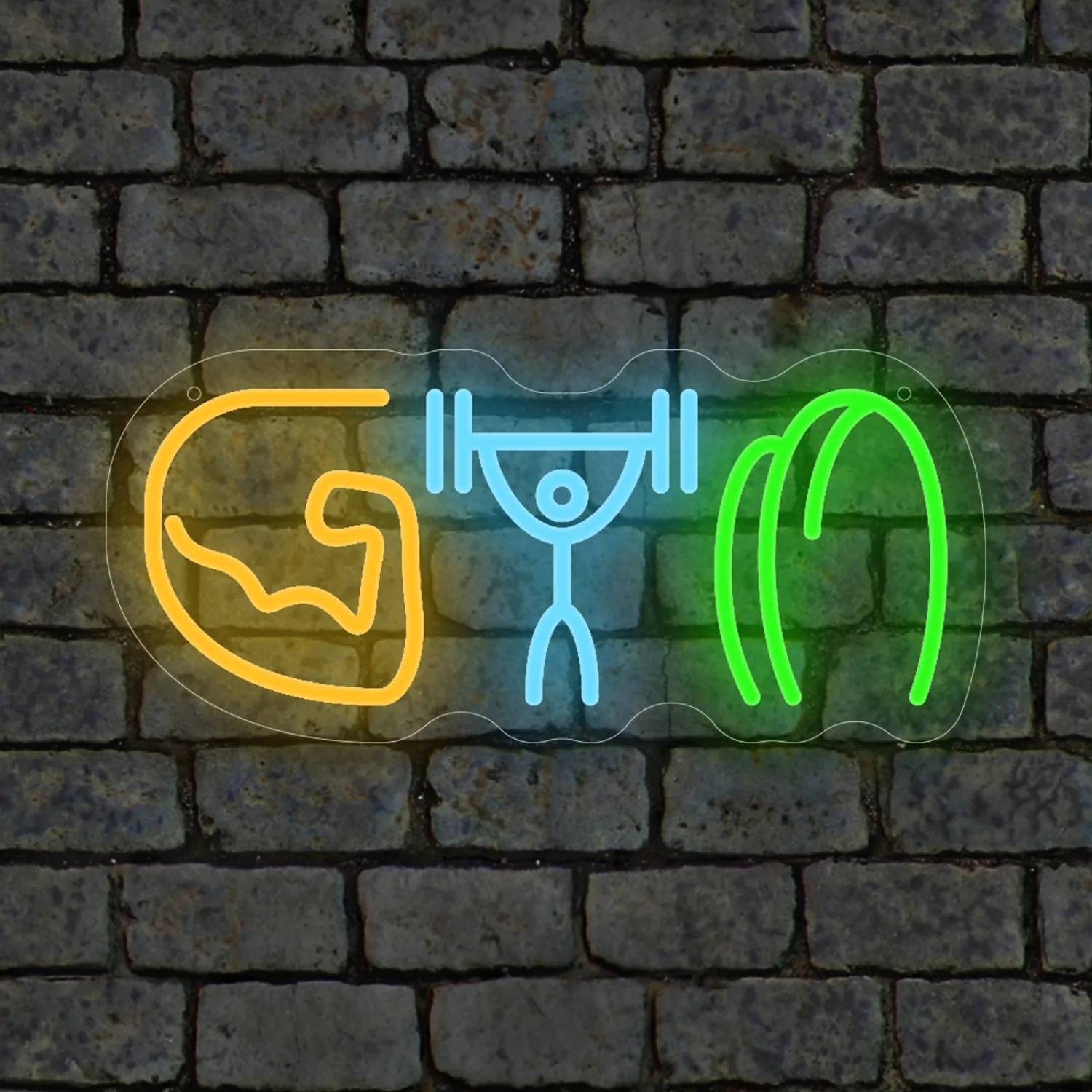 Неоновая вывеска для спортзала – обзор и цена Home Gym Neon Sign