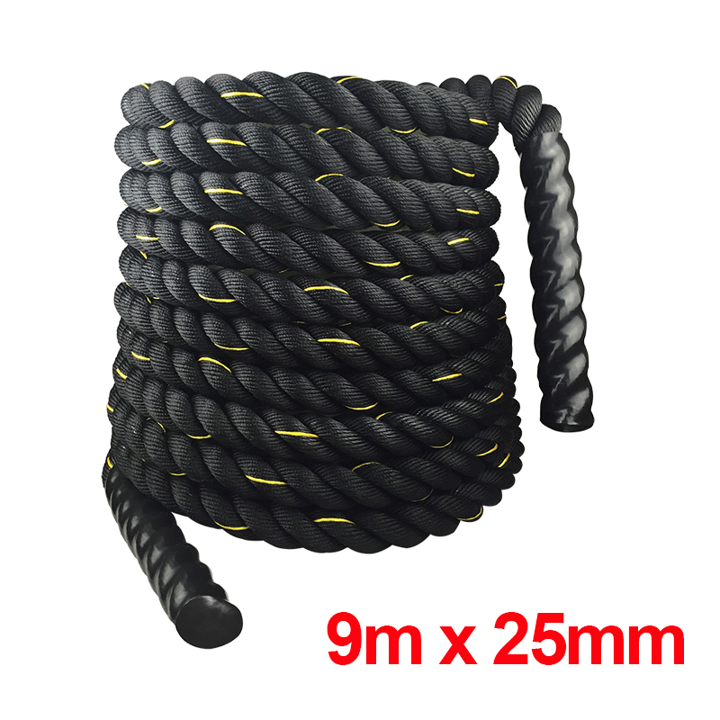 Фитнес-канаты длиной 9 м/12 м/ – обзор и цена Battle Rope Heavy