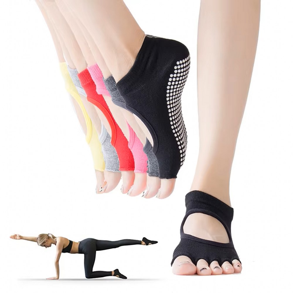 Носки для йоги с открытым пятк – обзор и цена Home Gym Yoga